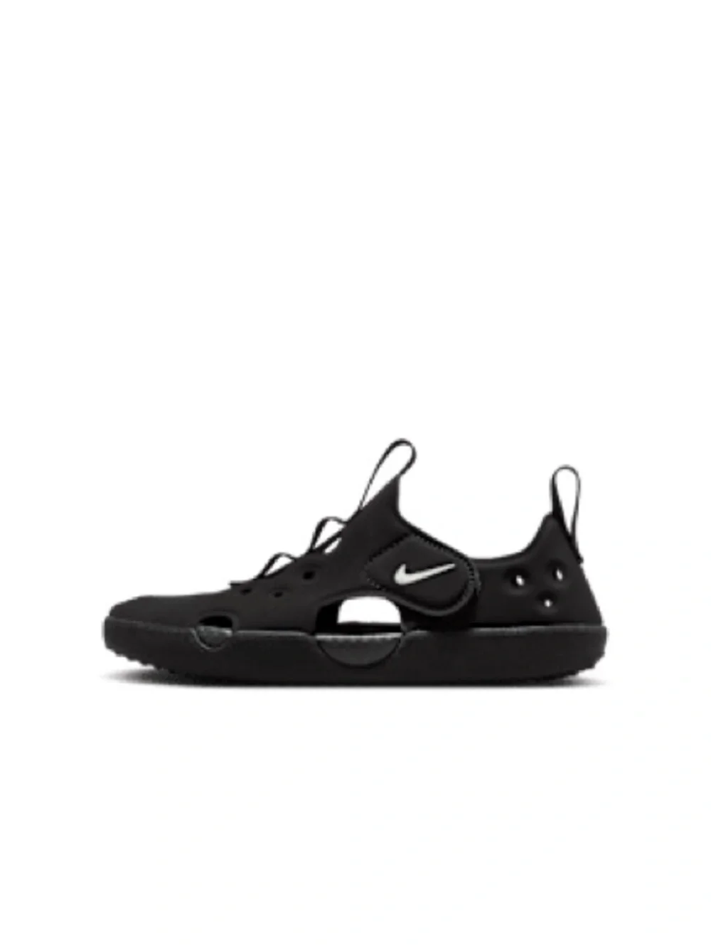 Nike Kids Black Water Shoes with Slip-On Pull Tabs